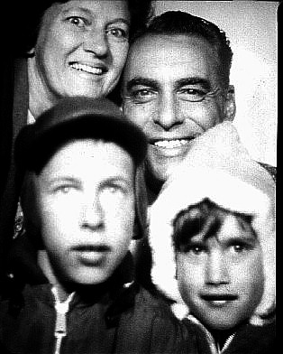 The Carley family in 1960