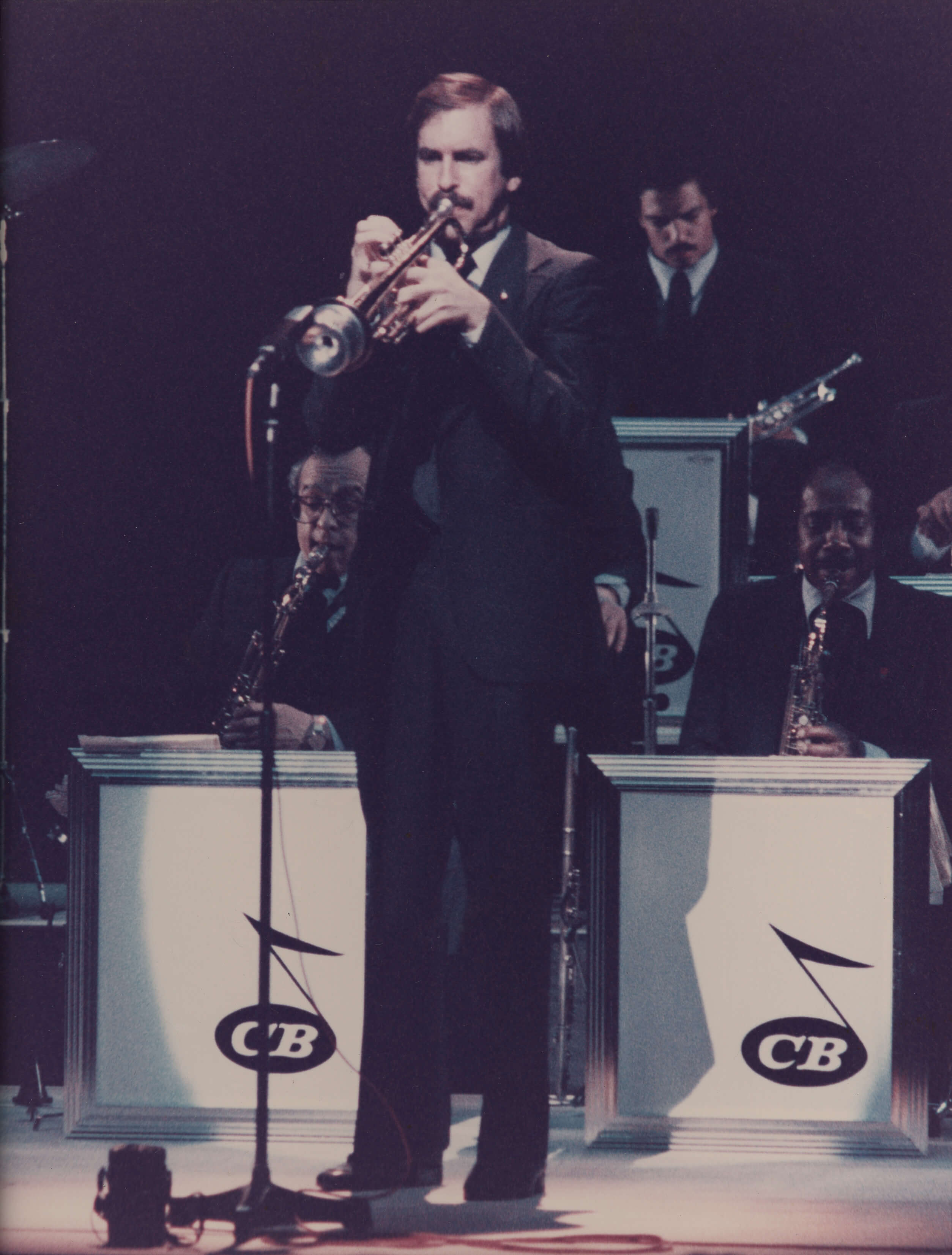 Dale with Count Basie in Yokohama, Japan, 1981